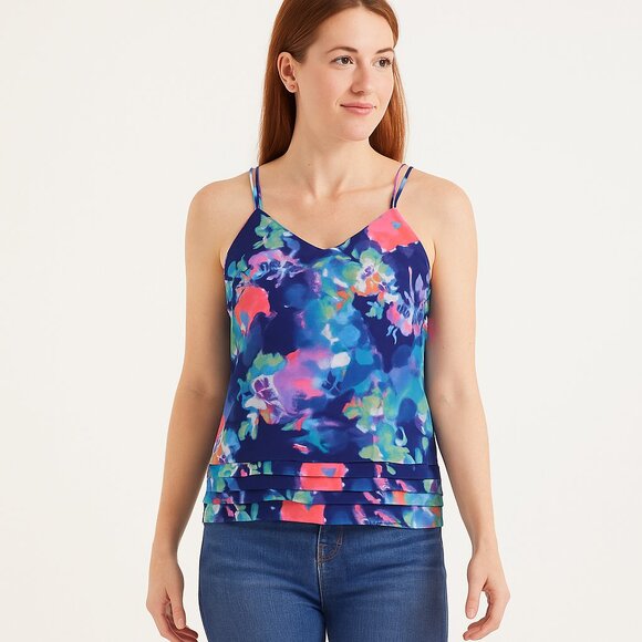 Candie's Floral Tank - Picture 1 of 7